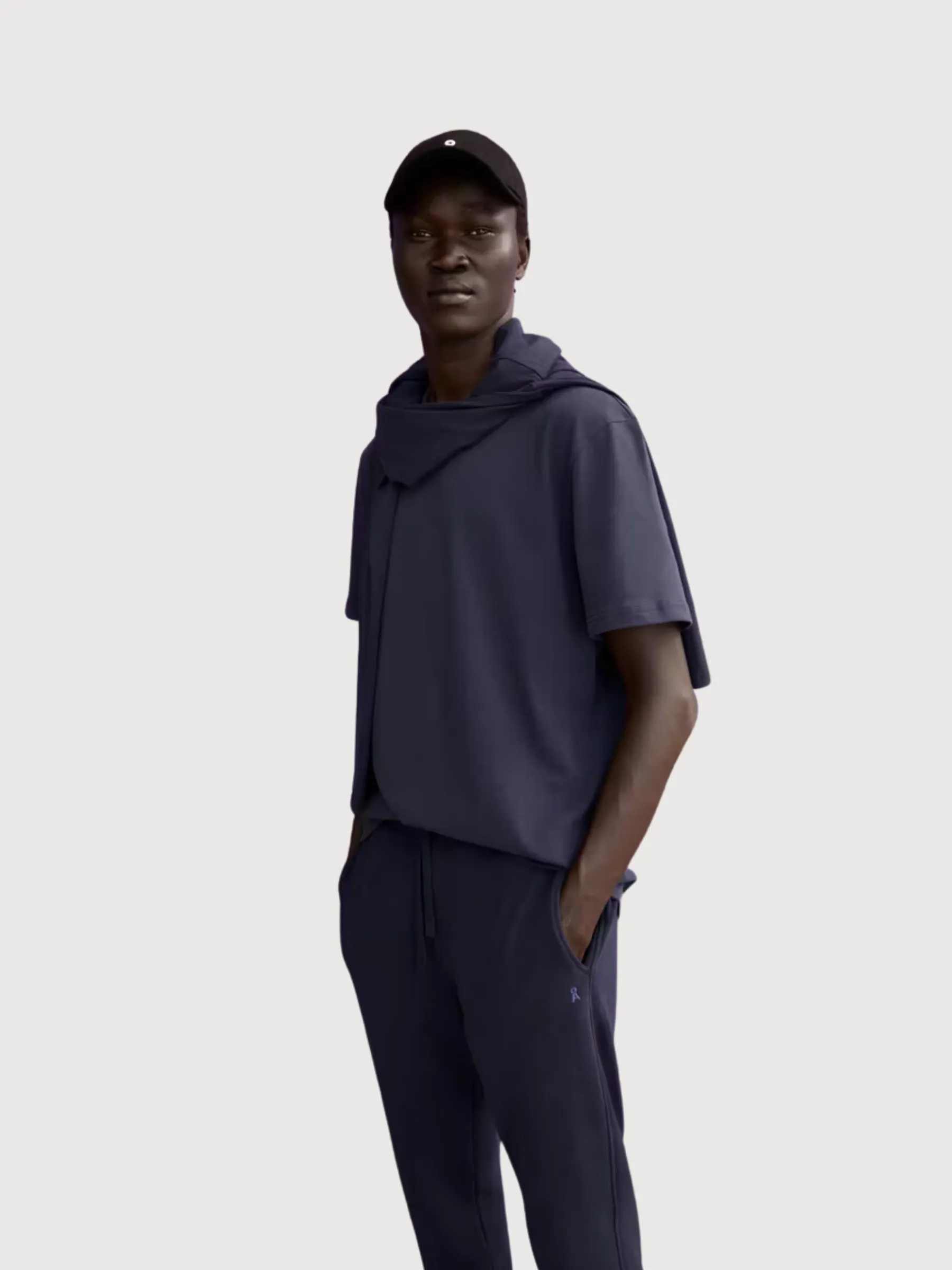 Maarkos T-shirt Blue Organic Cotton | Armedangels